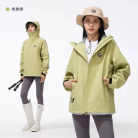 骆驼(CAMEL)中性款单层冲锋衣A34BA46169B青果绿3XL码