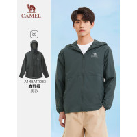 骆驼(CAMEL)男防晒衣A14BATR083 森野绿 L码