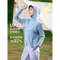 骆驼(CAMEL) 女防晒衣J23BASX001A松茵蓝L码