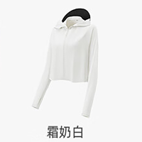 蕉下(BENEUNDER)女士凉感披肩防晒衣AL11824霜奶白(L)