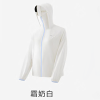 蕉下(BENEUNDER)女士轻薄防泼水防晒衣(夹克款)TS402霜奶白(S)
