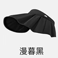 蕉下 女士贝壳黑胶防晒帽BM532漫暮黑