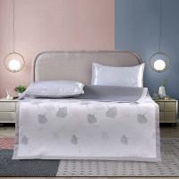 洁丽雅 花悦冰丝美眠席 床席180*200cm 枕套48*74cm*2 JLY-L008