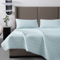 洁丽雅 天然乳胶冰丝席 床席180*200cm枕套74*48cm*2 JLY-L005