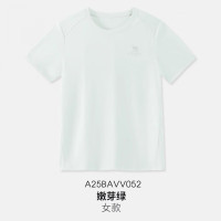 骆驼(CAMEL)女款短袖衫A25BAVV052嫩芽绿 M