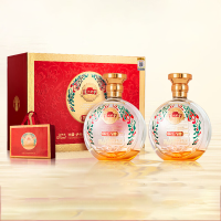 泸州老窖 福运双禧 52度浓香型白酒 500ml*2瓶