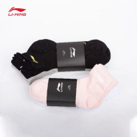 李宁 休闲运动袜(6双装)AWLR260-1000女款