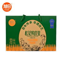 旭日1996 沙心松花鸭皮蛋盒装780g/盒皮蛋(65g*12枚)