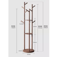 定制实木落地衣架164*37cm