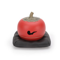 万仟堂(EDENUS)水果茶具柿子摆件 陶制香薰 事事如意·香薰