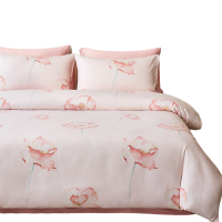 恒源祥HYX820DJ A类抗菌磨毛套件-苏屿莲花(柔)200*230cm(单位:套)