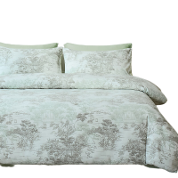 恒源祥HYX528DJ A类抗菌磨毛套件-苏屿莲花(韵)200*230cm(单位:套)