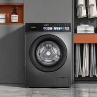 创维(Skyworth) 滚筒10公斤变频滚筒GF100C1钛金灰