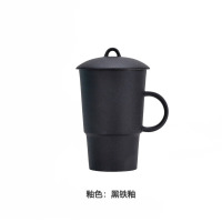 万仟堂(Edenus)净界·纳米抗菌杯 黑铁釉 350ml