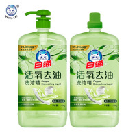 白猫 去油易冲洗茶树精油无残留 活氧去油洗洁精1.15kg*2