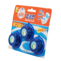 白猫 清香型马桶杀菌清洁3粒一卡 蓝洁灵厕盆自动冲洗剂