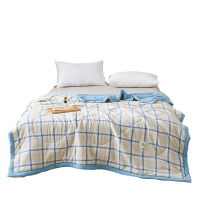 圣夫妮夏被SFN-135色织水洗棉棉花夏被200*230cm