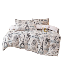 圣夫妮雅棉四件套-梦巴黎SFN-036 床单*1 被套*1 枕套*2