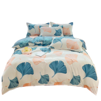 圣夫妮雅棉四件套-银杏花开SFN-123 被套200*230cm 床单230*240cm 枕套48*74cm*2