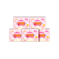 5QDBN618(包装)七度空间女生护垫纯棉透气超薄18片*5包装