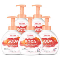 白猫 天然苏打泡沫洗洁精400g*5瓶