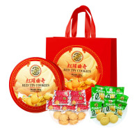 徐福记(Xu fuji) 休闲零食糖果多种口味 红罐曲奇(铁盒)