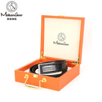 美都袋鼠(MDKANGROO)男士鳄鱼肚皮带MDE316AM320-BA-M5 105cm