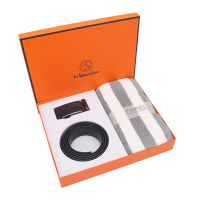 美都袋鼠(MDKANGROO)男士皮带毛巾礼盒套装MD90003-2A 带身120cm