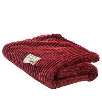 啄木鸟(plover)炫彩亲肤牛奶绒毯ZMN-MFRT-01 150*200cm 酒红