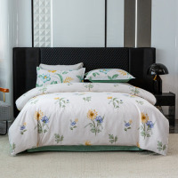 红蜻蜓时尚全棉四件套-清韵悠梦HQT-TJ8501 被套200*230cm床单230*250cm