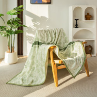 红蜻蜓 云丝绒盖毯-青澜暖韵HQT-TZ7103 180×200cm