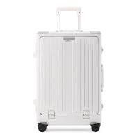凯亚仕(KIYERSY)多功能铝框拉杆箱24寸KYS-LK6222 白色