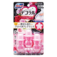 小林制药(KOBAYASHI)马桶开花洁厕凝胶22.5g粉色玫瑰花香7.5g×3瓶