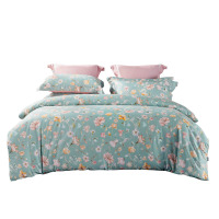 多喜爱(Dohia)全棉优选四件套 吟花漫舞 被套*1 床单*1 枕套*2