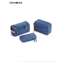 新秀丽 旅行包收纳洗漱包旅行套装三件套蓝色 674*01012