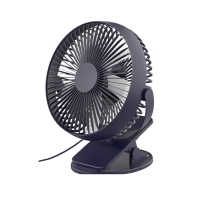 匹克 6寸桌面两用USB风扇 YE34402 黑色