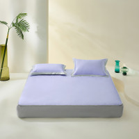 LOVO果果奶冻A类可水洗凉席三件套紫色150*200cm(床笠款)
