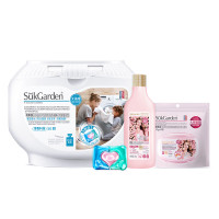 蔬果园3D炫彩护色香氛洗衣凝珠三合一持久留香[共54颗]3D凝珠+4D凝珠+内衣液