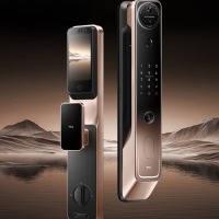 TCL 智能门锁高清可视屏双向视频通话十种开锁方式指纹锁P10R