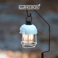 LUINGBOX露营盒子流萤花瓶灯联名-粉绿
