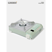 LUINGBOX露营盒子烟火卡式炉粉绿