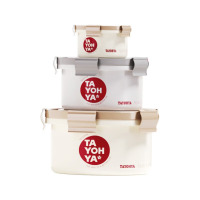 多样屋(TAYOHYA)焕新系列圆形保鲜盒三件套 TA11-0036BP