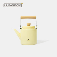LUINGBOX露营盒子搪瓷壶奶酪黄