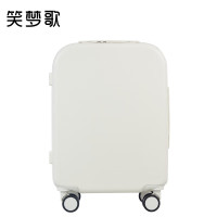 笑梦歌圆角老冰棍行李箱MG2028 20英寸 米白色