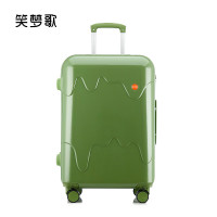 笑梦歌向溶化的雪糕许个愿行李箱MG2011 20英寸 青山绿