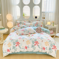 赛尔加“爱在花海”床饰套件 被套200*230cm 床单230*230cm