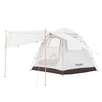 LUINGBOX露营盒子扇贝150自动六角帐篷联名-可可蛋奶