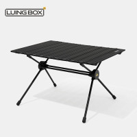LUINGBOX露营盒子快拆蛋卷桌黑色