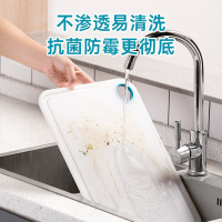 茶花(CHAHUA) 离子抗菌砧板 欧铂兹*砧板-M半透明尺寸:36*24.5*0.9