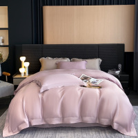 赛尔加“珍梦”60天丝床饰套件(粉)被套200*230cm床单245*245cm